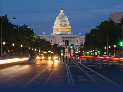 The Capitol Boulevard in the evening